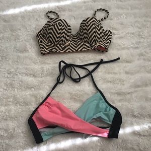Bundle of XS Swim tops